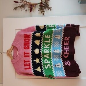 🎄H&M⛄️ Ugly Christmas Sweater, Size M, pink *COMES WITH FREE GIFT*